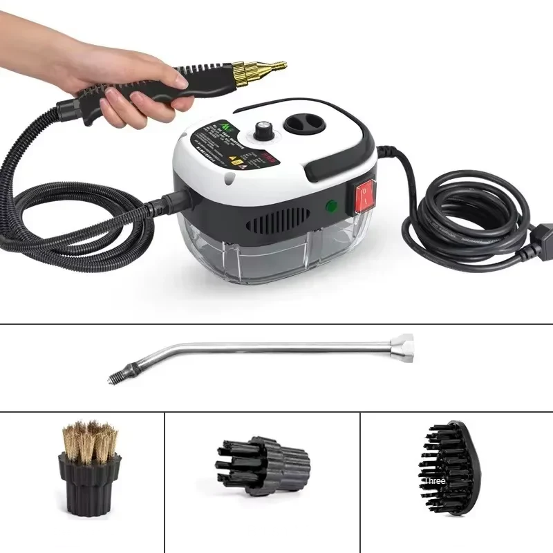 2500W High Temperature and Pressure Handheld Steam Cleaners Air Conditioner Kitchen Hood Car Steam Clean Machine Floor Cleaning
