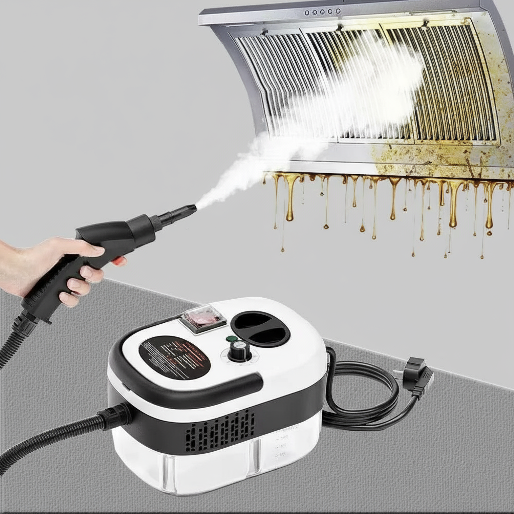 2500W High Temperature and Pressure Handheld Steam Cleaners Air Conditioner Kitchen Hood Car Steam Clean Machine Floor Cleaning