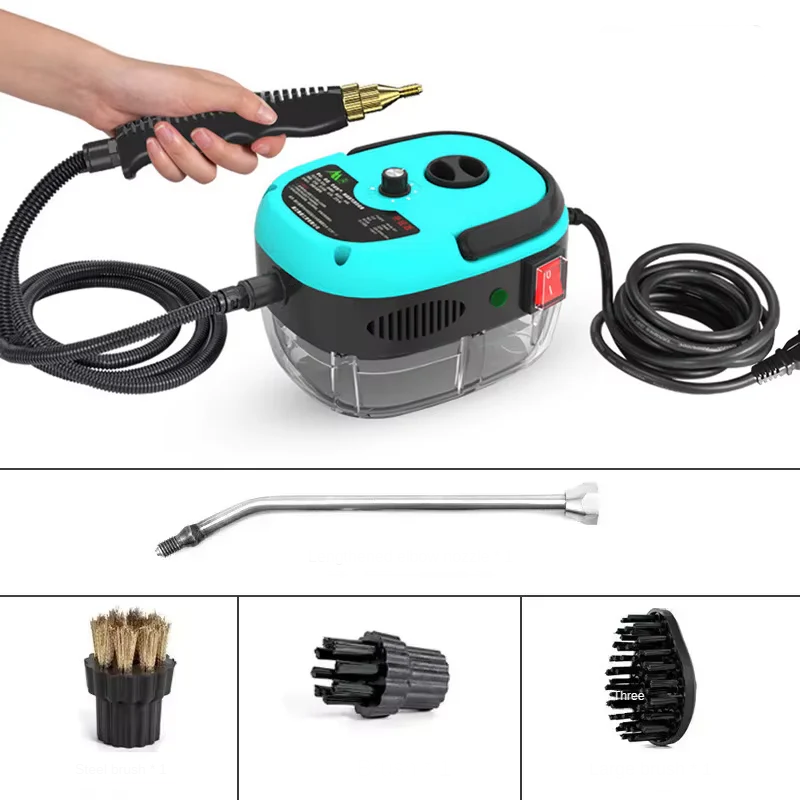 2500W High Temperature and Pressure Handheld Steam Cleaners Air Conditioner Kitchen Hood Car Steam Clean Machine Floor Cleaning