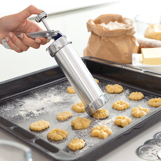 Innovagoods 2-In-1 Biscuit Maker And Piping Gun Prekies Innovagoods