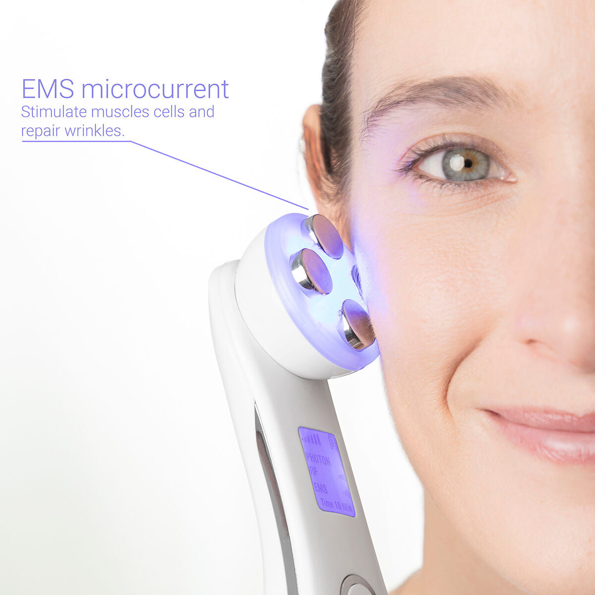 Innovagoods Facial Massager With Radiofrequency, Phototherapy And Electrostimulation Wace Innovagoods