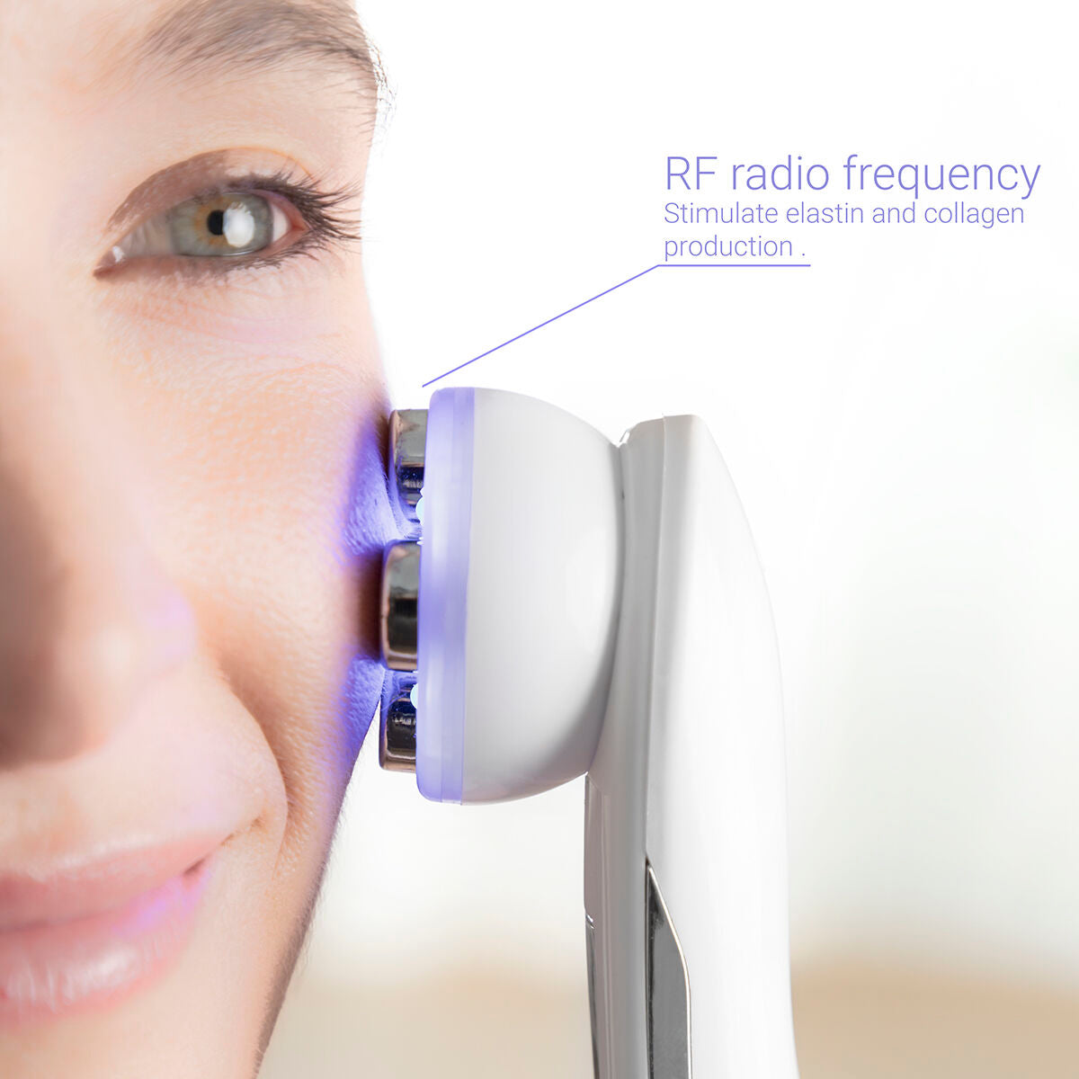Innovagoods Facial Massager With Radiofrequency, Phototherapy And Electrostimulation Wace Innovagoods