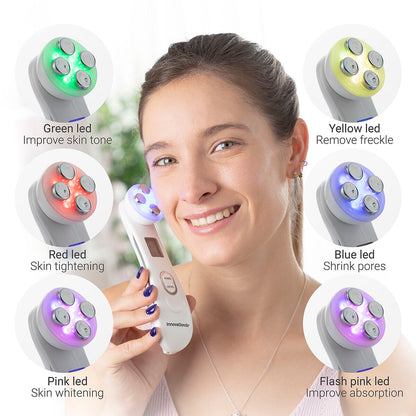 Innovagoods Facial Massager With Radiofrequency, Phototherapy And Electrostimulation Wace Innovagoods